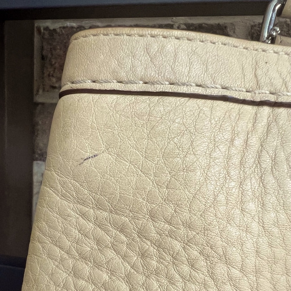 Vintage Coach Pebbled Leather Hampton Tassel Satchel No. 5055 - Picture 8 of 15